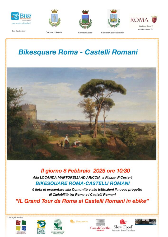 Prentazione Gran Tour da Roma ai Castelli Romani