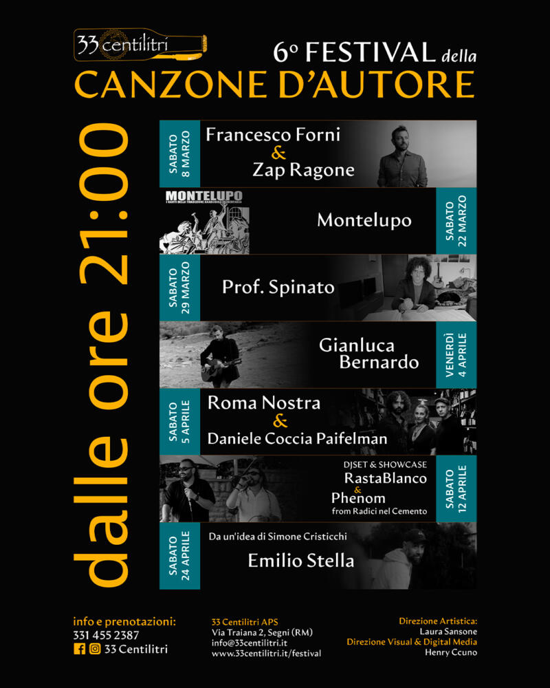 6º festival della canzone d’autore