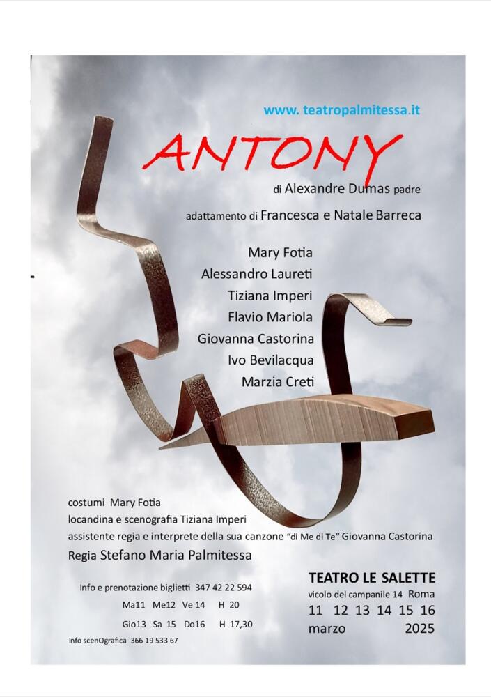 Antony al Teatro Le Salette