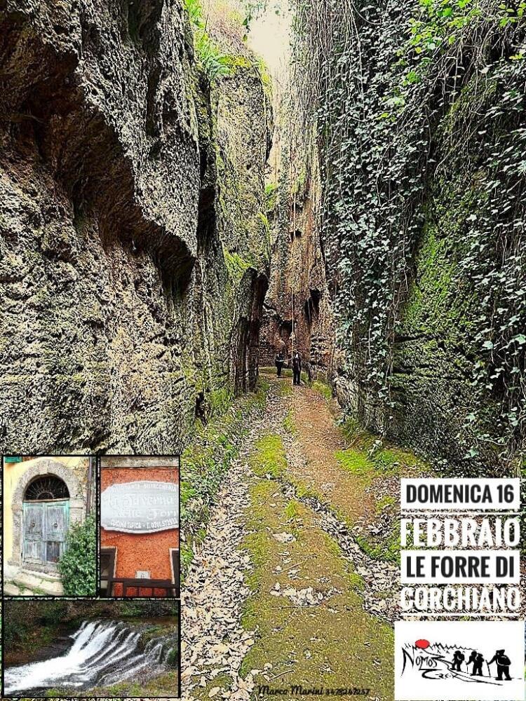 Le Forre di Corchiano e pranzo in osteria