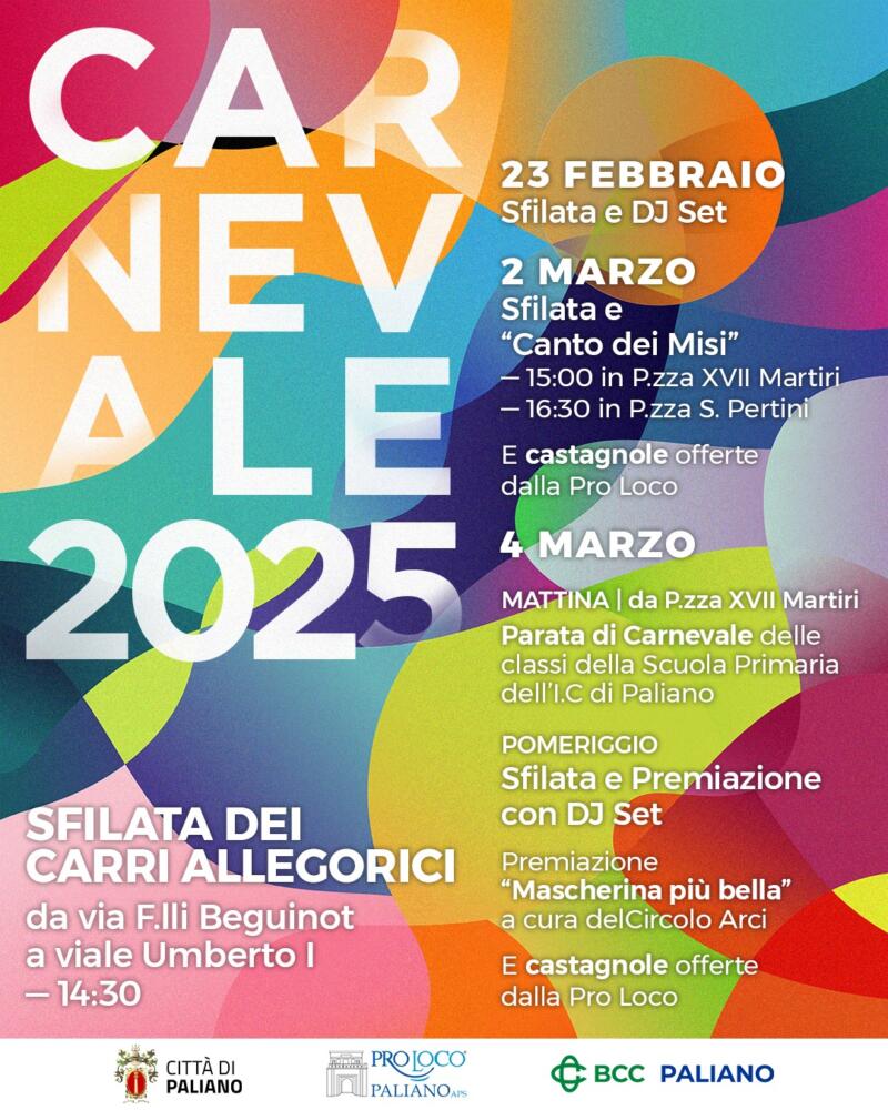 Carnevale palianese 2025