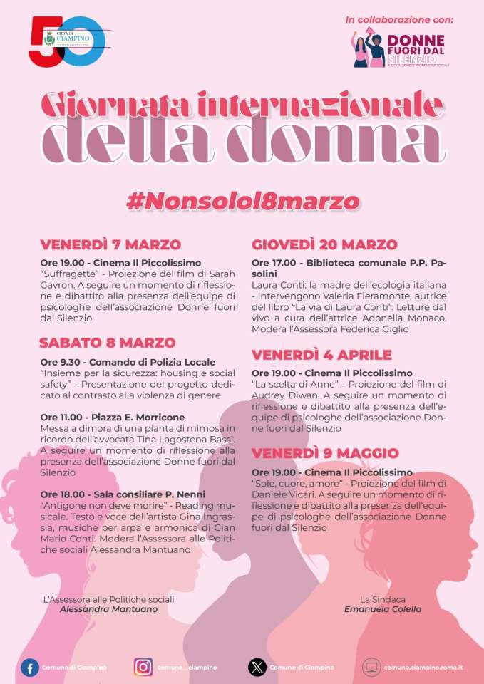 Giornata della donna a Ciampino