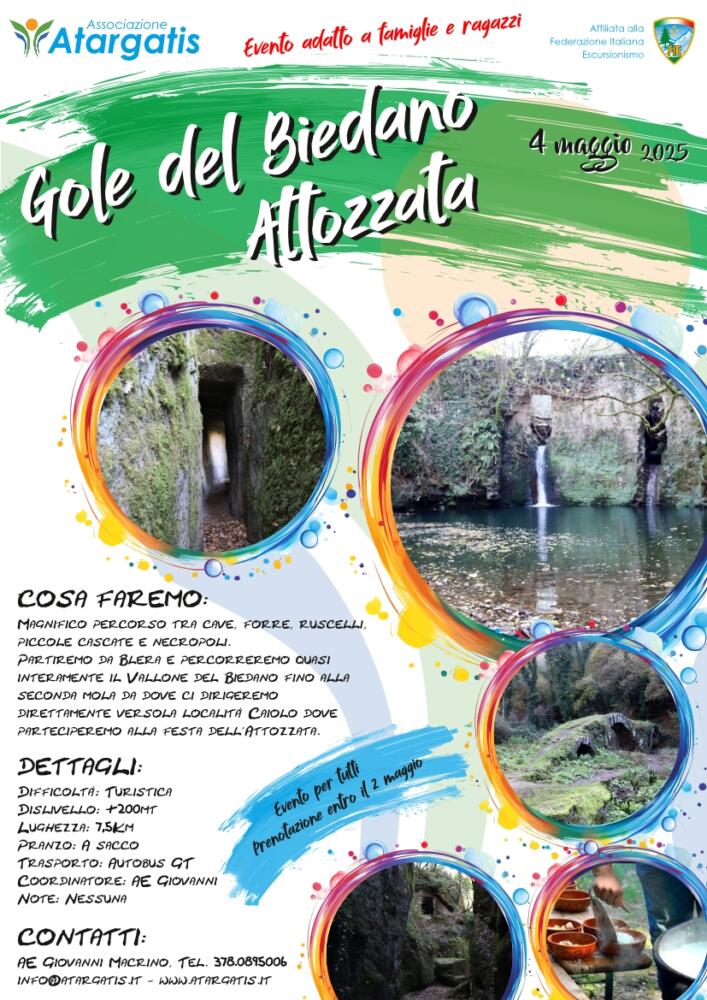 Gole del Biedano e Attozzata