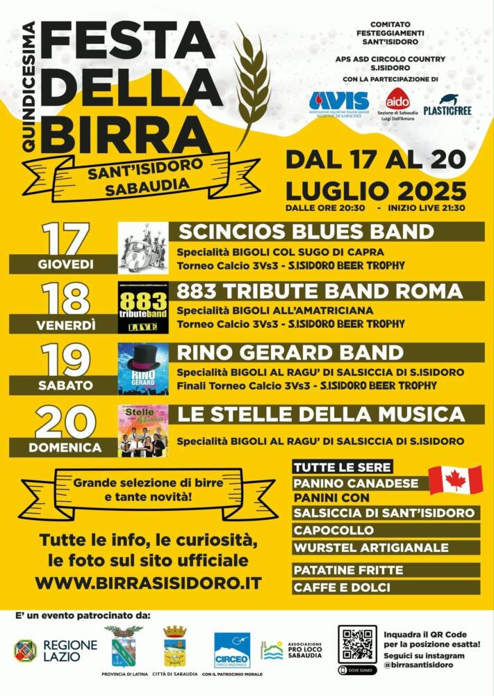 15^ Festa della Birra di Sant'Isidoro