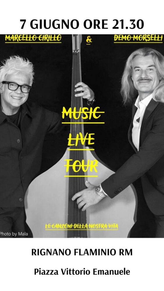 Music Live Tour - le canzoni della nostra vita