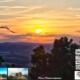Tramonto dal monte Soratte