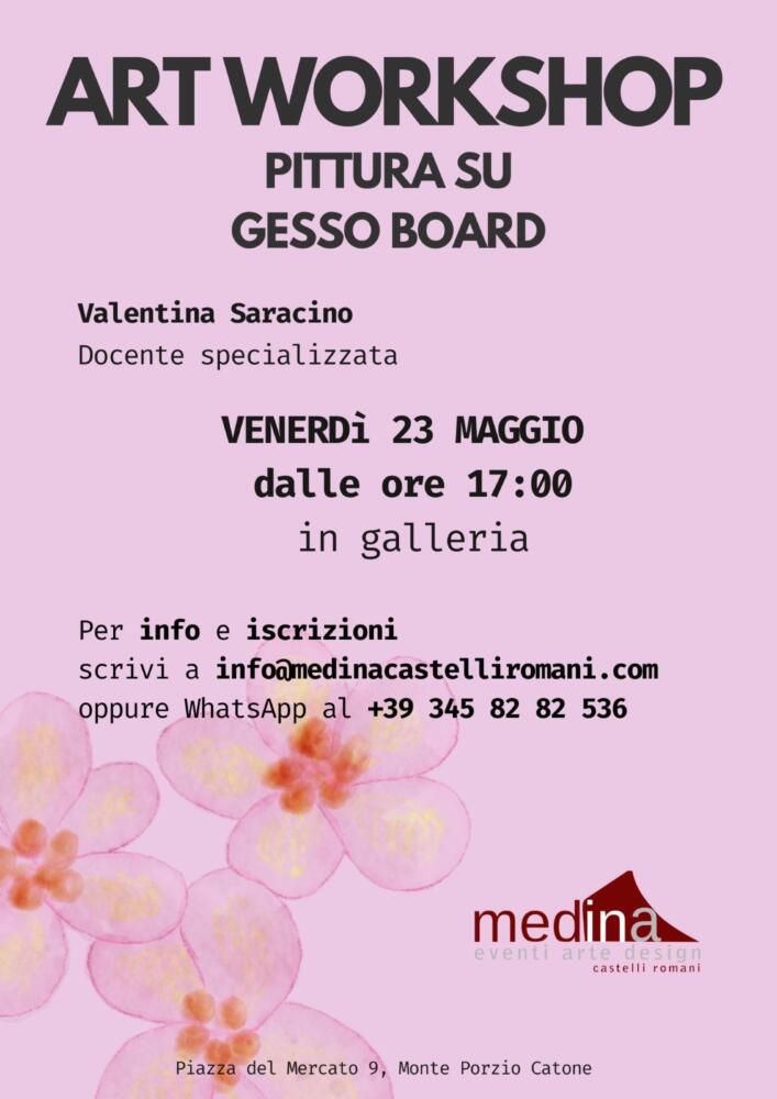 Art Workshop - Pittura su gesso board