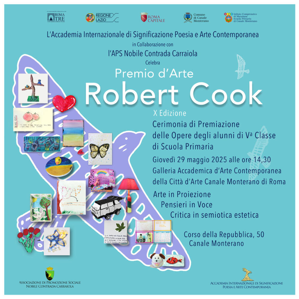 Premio d’Arte Robert Cook. La materia racconta i bambini di Scuola primaria.