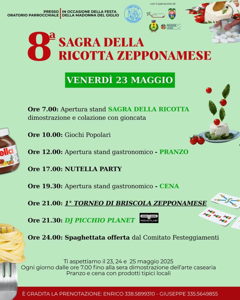 Sagra della ricotta Zepponamese