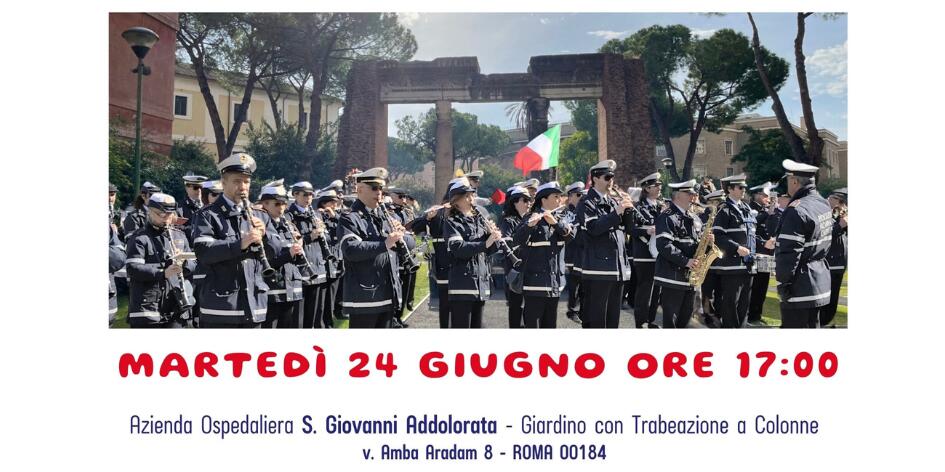 Concerto banda musicale Corpo di Polizia Locale di Roma Capitale