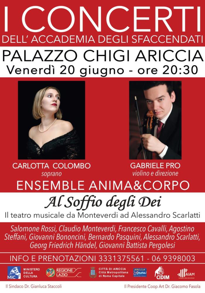 Il fascino dell’Opera barocca al Palazzo Chigi di Ariccia