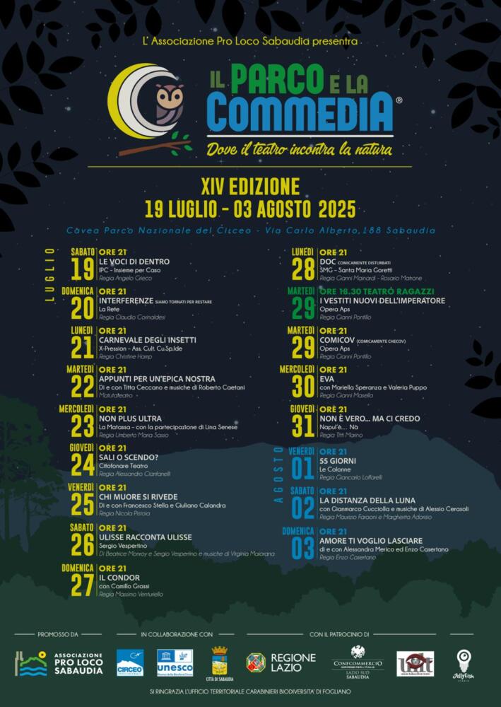 Il Parco e la Commedia - XIV edizione