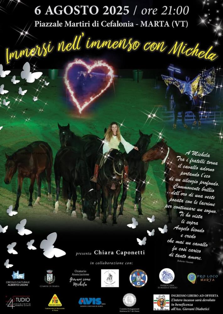 Immersi nell’immenso con Michela