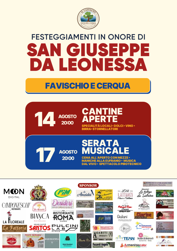 Festeggiamenti in onore di San Giuseppe da Leonessa
