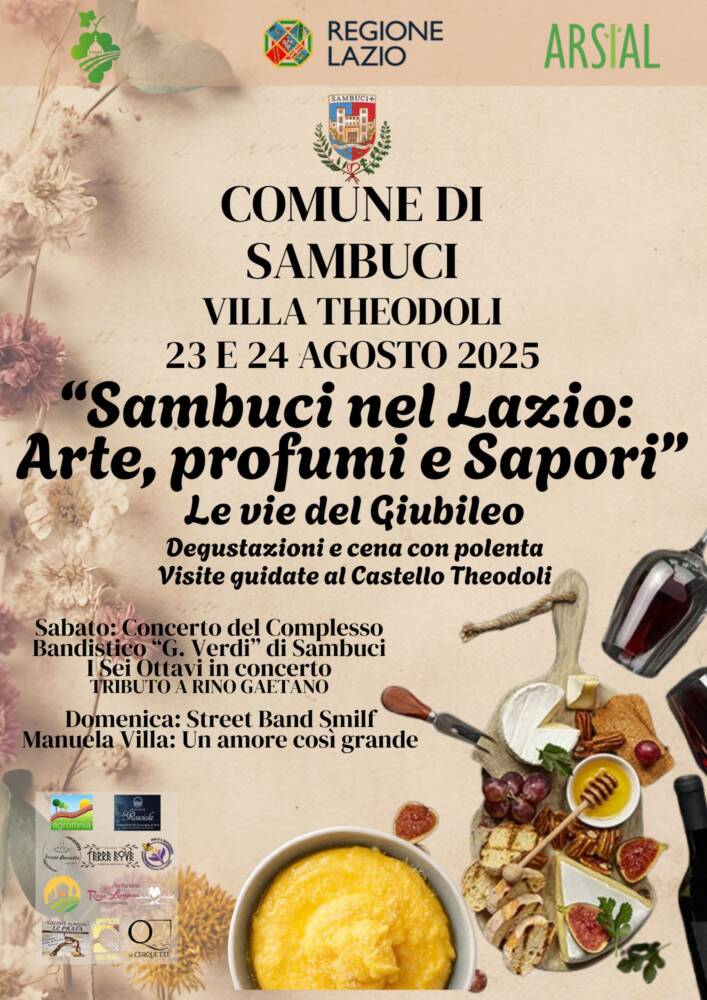 Sambuci nel Lazio: arte, sapori e profumi – Le vie del Giubileo