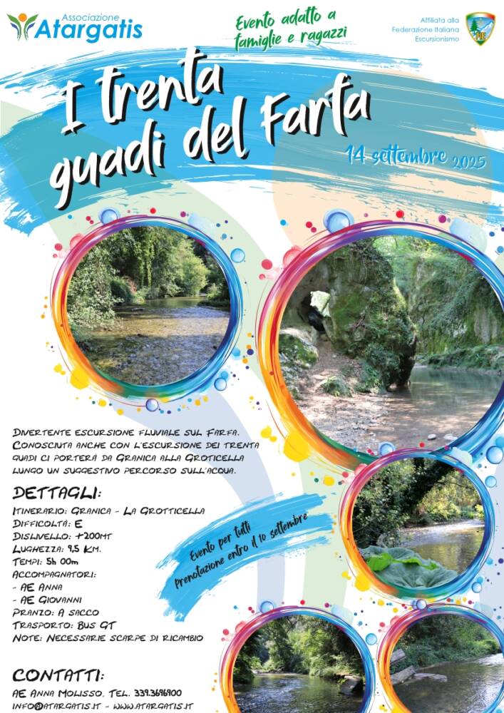 I 30 guadi del Farfa