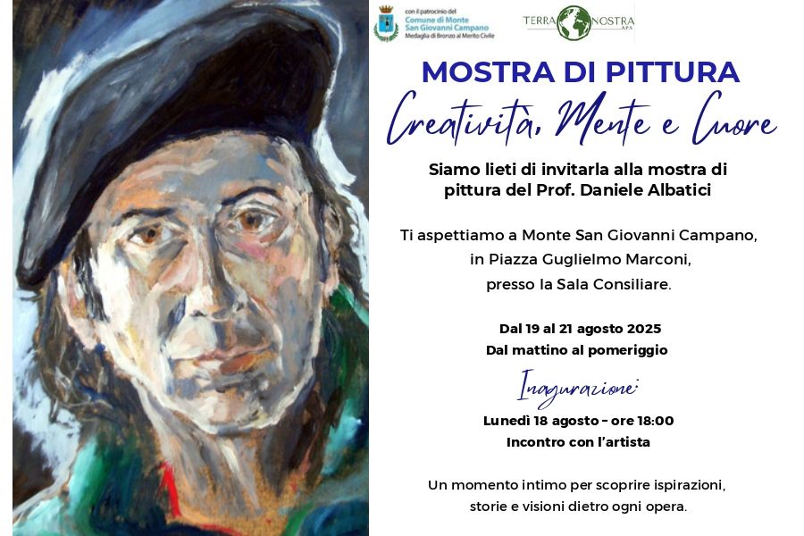 Mostra di pittura "Creatività , Mente e Cuore"
