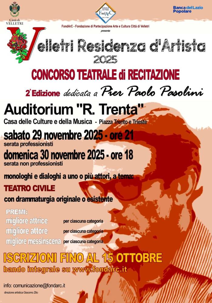 Concorso nazionale "Velletri residenza d’artista"