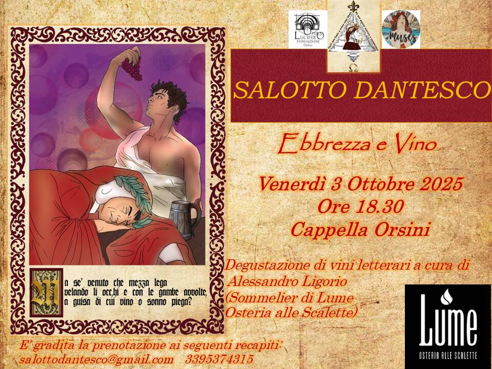 Salotto Dantesco Ebbrezza e Vino