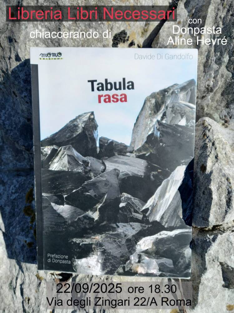Presentazione del libro "Tabula rasa" di Davide Di Gandolfo