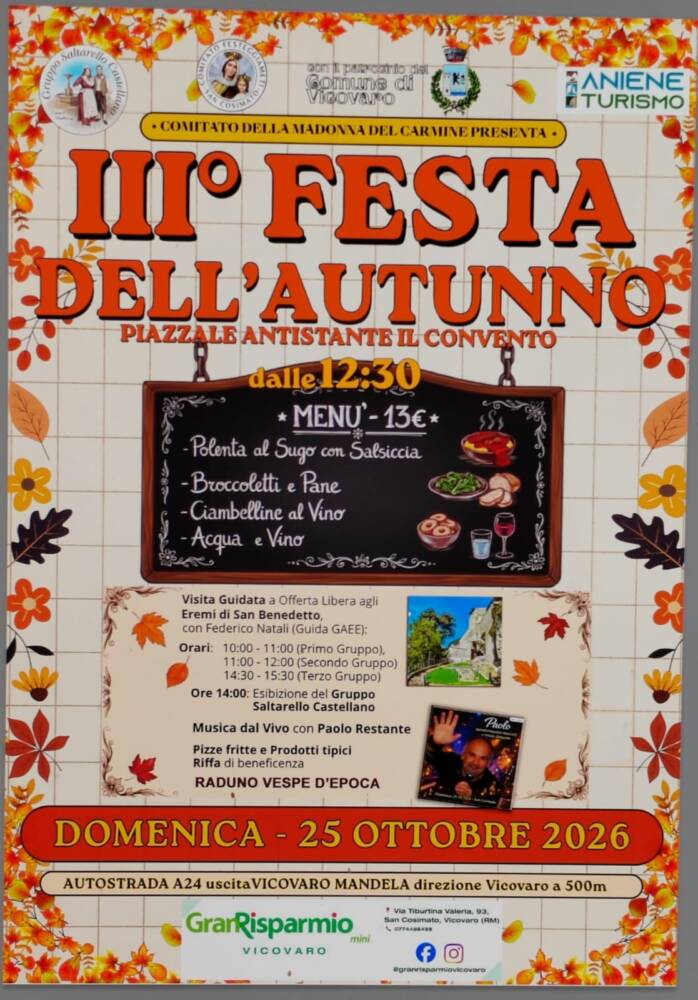 Musica e Spettacolo nel Lazio Festa dell'Autunno