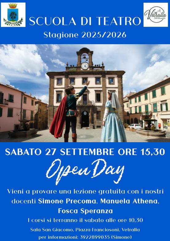 Open day di Teatro