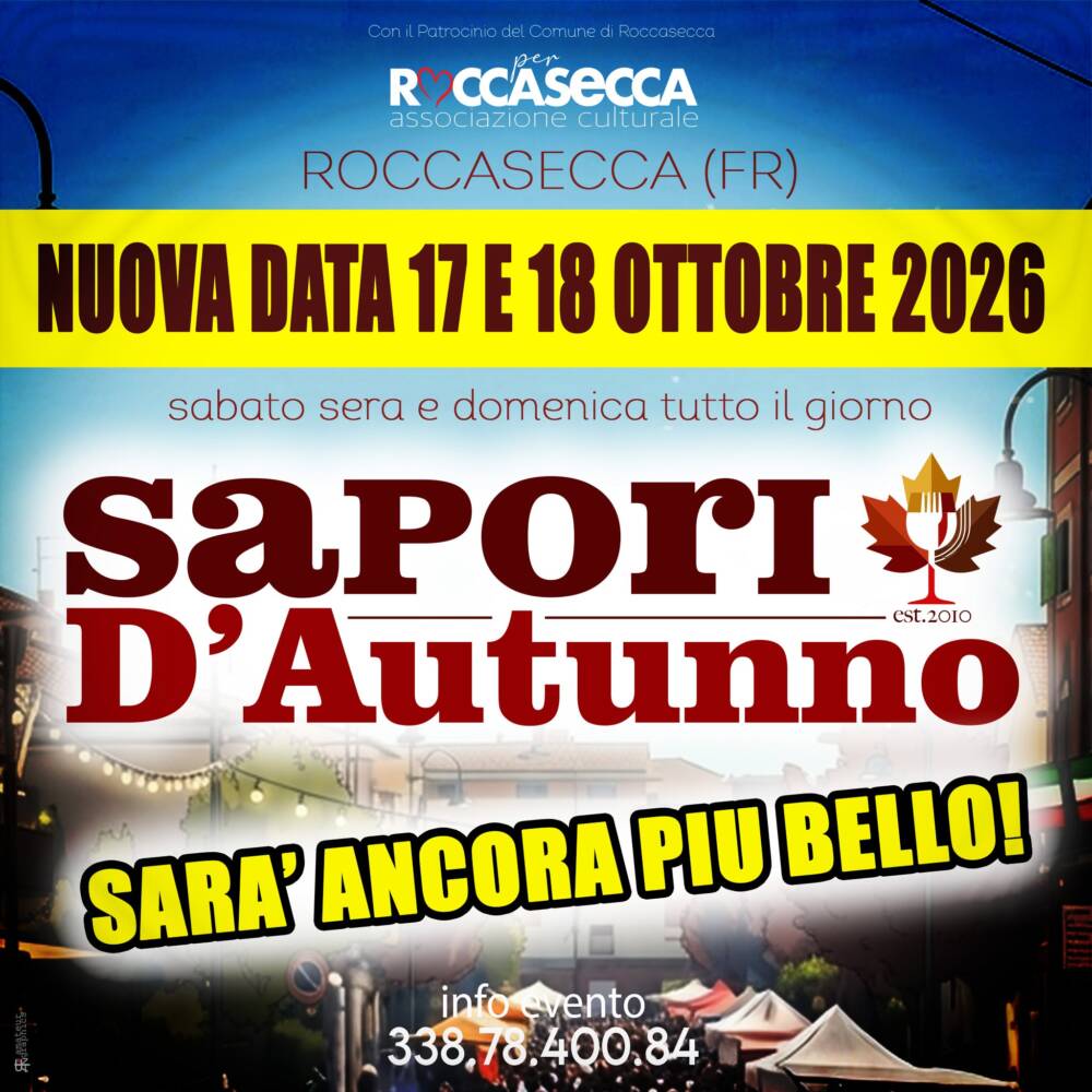 Eventi nel Lazio: Sagre, Concerti e Cosa Fare Sapori d'Autunno