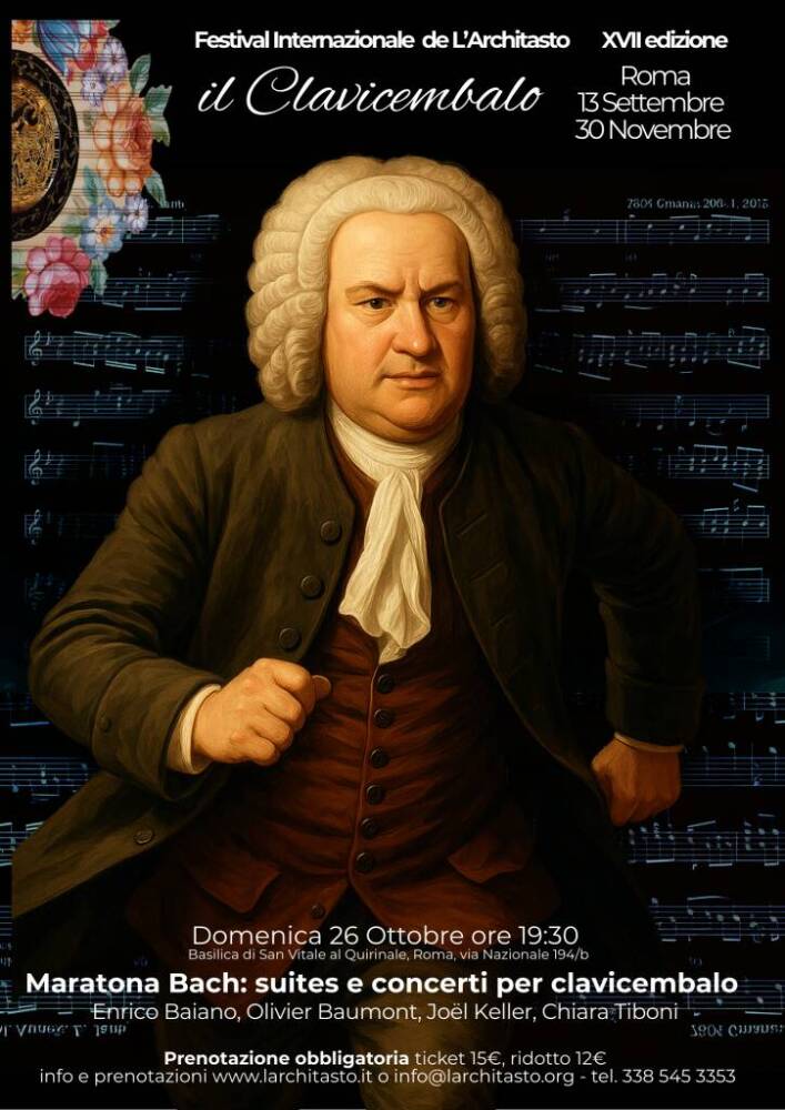MARATONA BACH: Suite e Concerti per clavicembalo