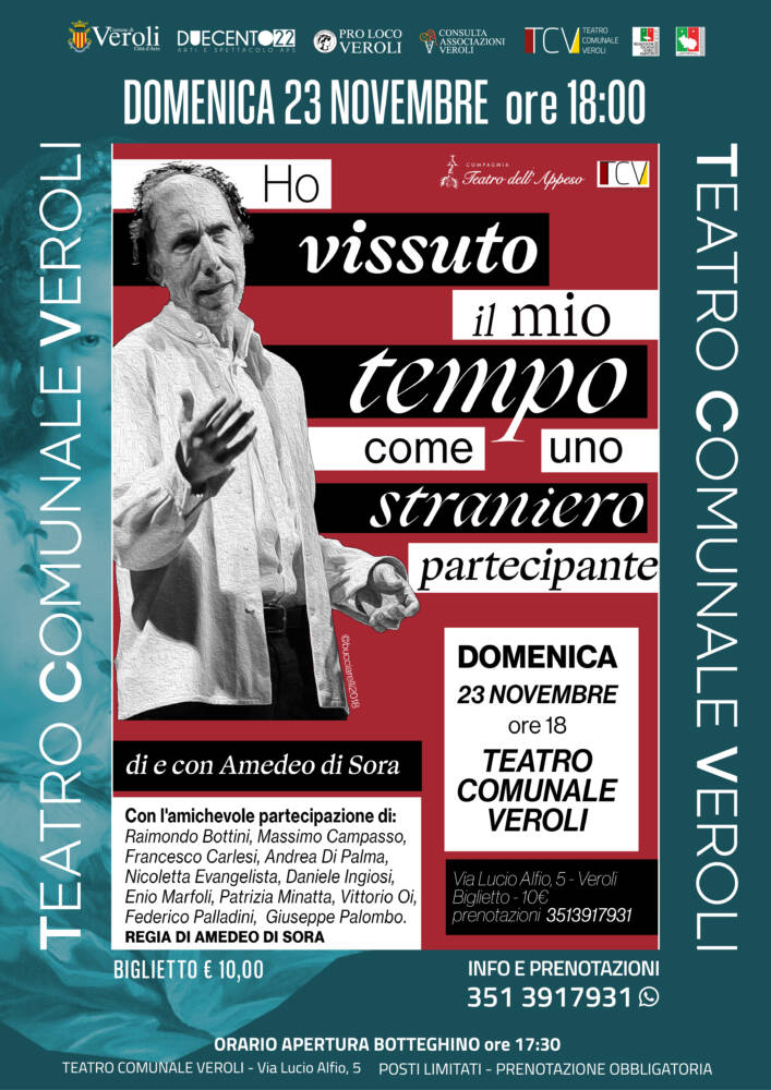 Ho vissuto il mio tempo come uno straniero partecipante