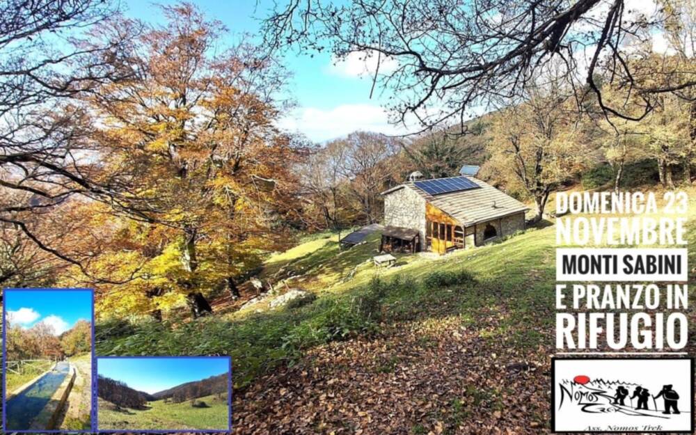 Monti Sabini: trek e pranzo al rifugio Cognolo