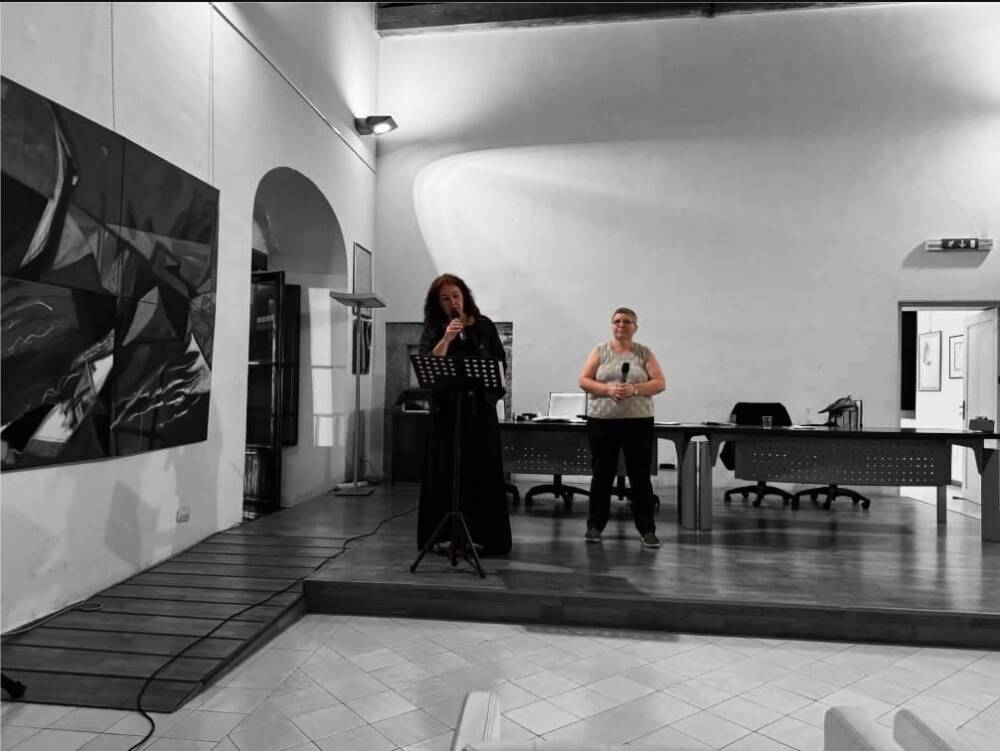 Maria Cuono e Claudia Cotti Zelati in scena a Roma