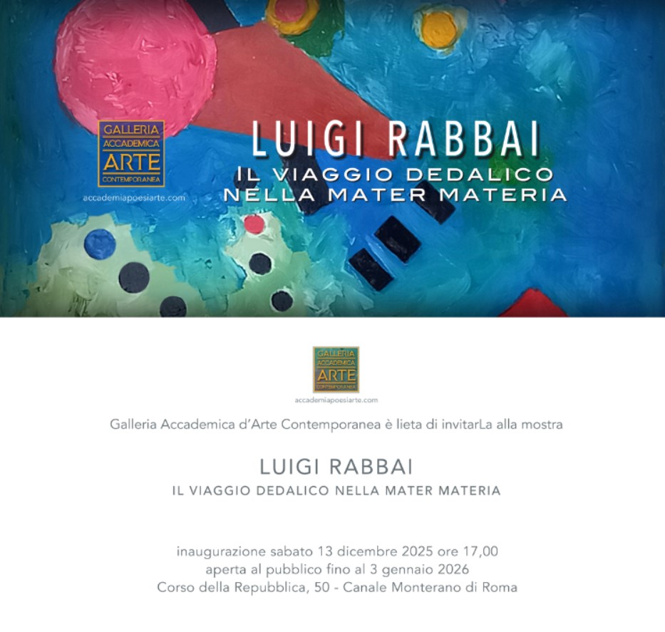 Luigi Rabbai. Il viaggio dedalico nella mater materia.