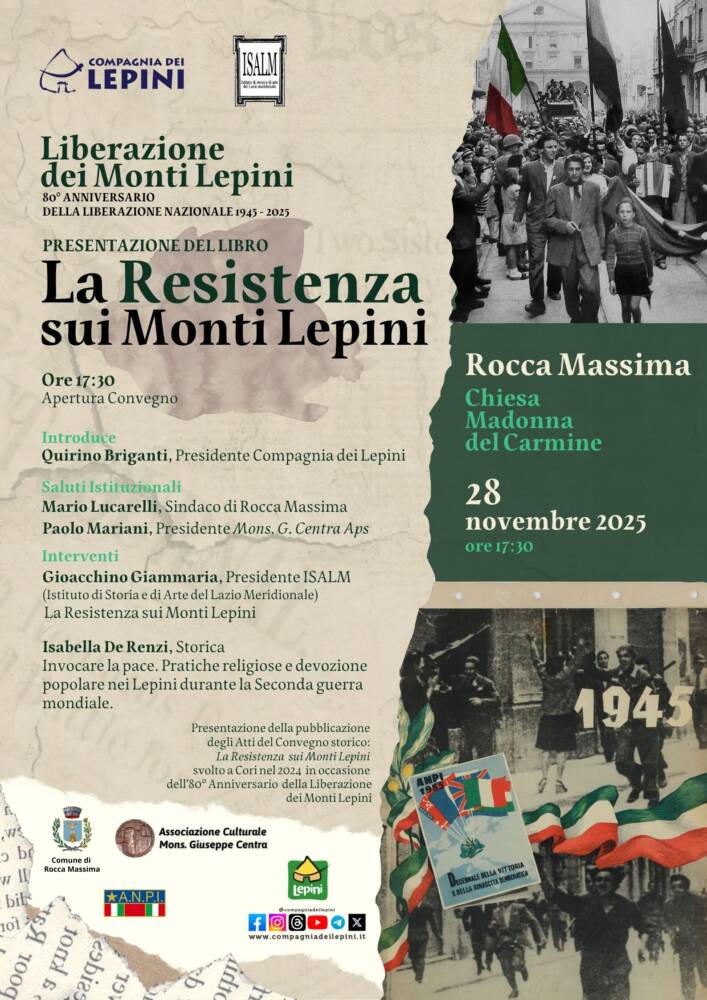 Presentazione Libro: “La Resistenza sui Monti Lepini”
