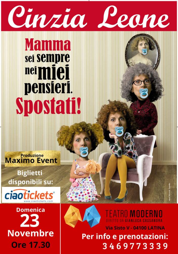 Mamma, sei sempre nei miei pensieri….spostati!