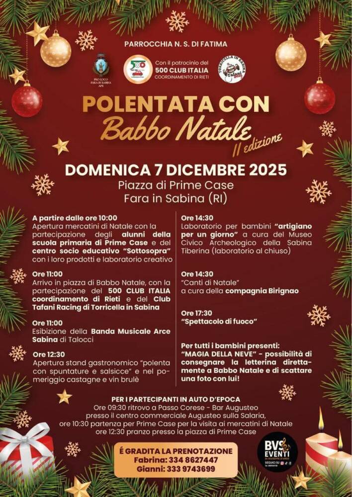 Polentata con Babbo Natale