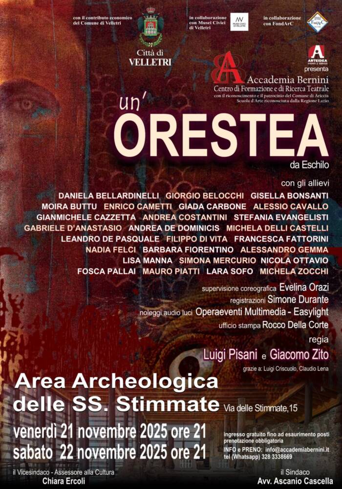 "Un'Orestea" da Eschilo