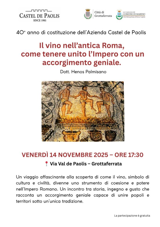Il vino nell'Antica Roma