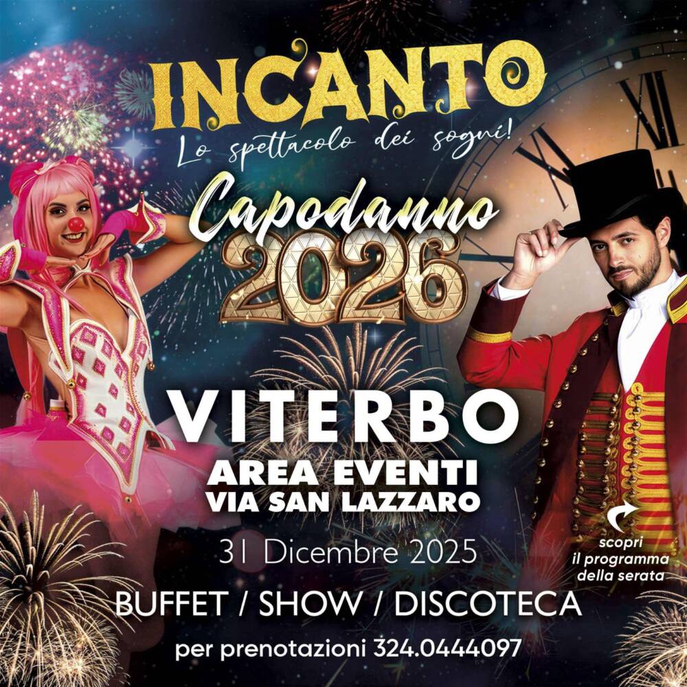 Festeggia il Capodanno con gli artisti del Circo Incanto