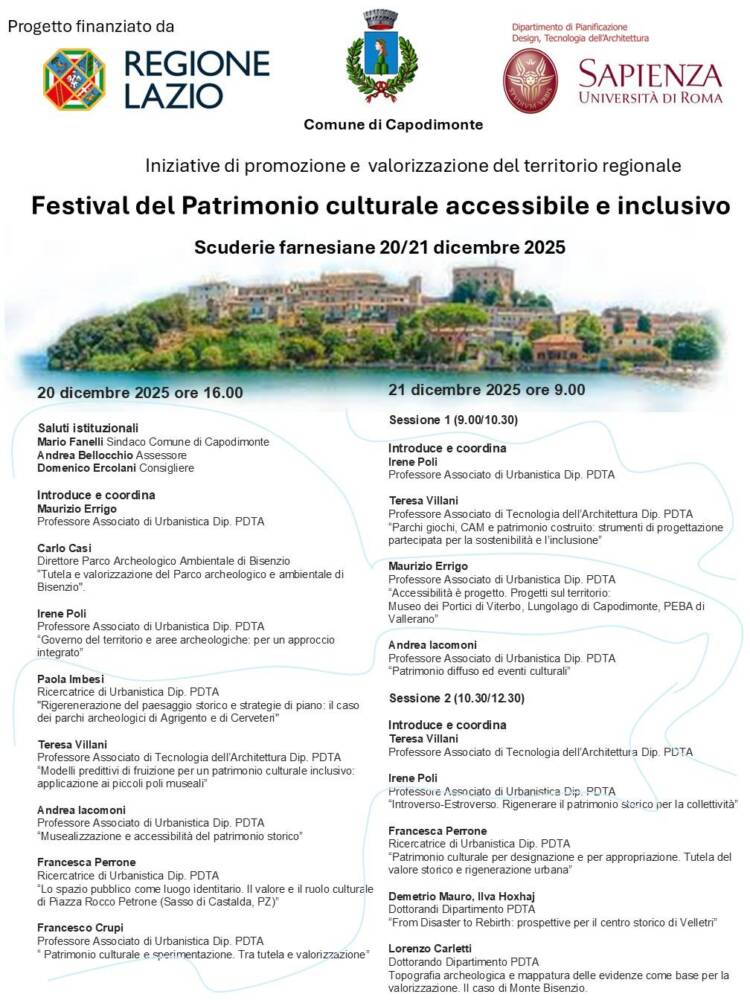 Festival del Patrimonio Culturale Accessibile