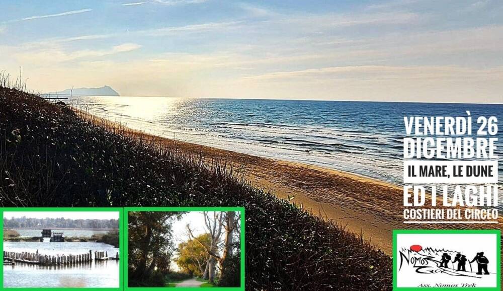 Il mare, le dune e i laghi costieri del Circeo
