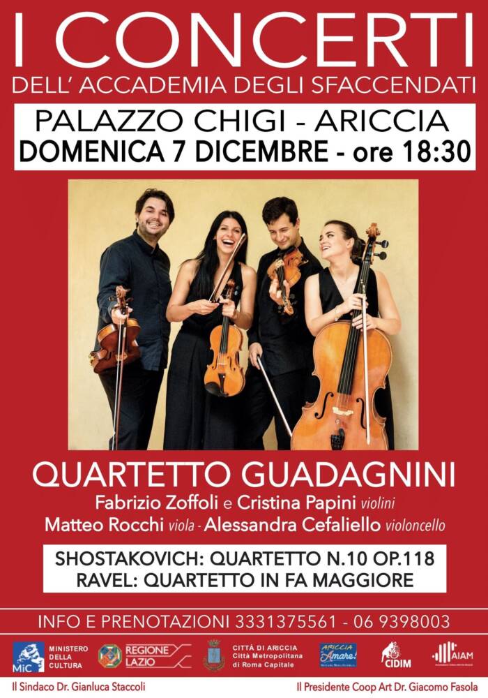 Il Quartetto Guadagnini con Shostakovich e Ravel