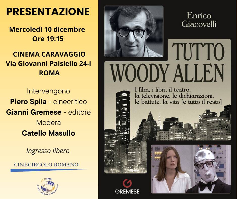 Presentazione libro "Tutto Woody Allen"