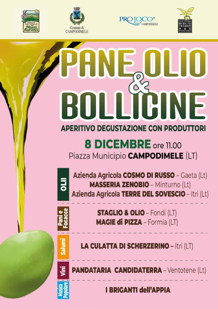 Pane, Olio e Bollicine