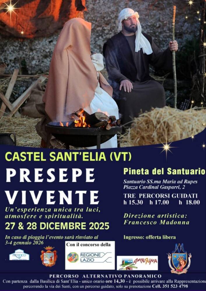 Presepe vivente a Castel Sant'Elia