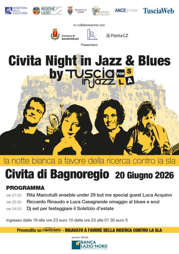 Musica e Spettacolo nel Lazio Civita Night in Jazz & Blues