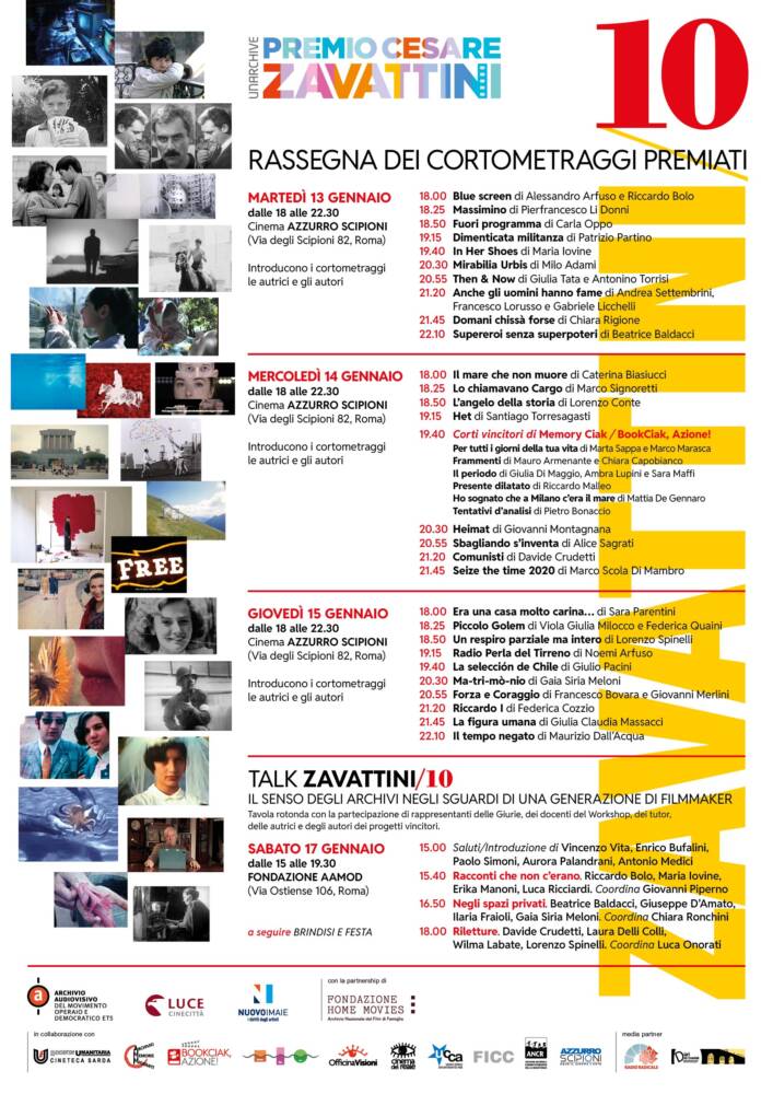 Premio Cesare Zavattini - Ultimi giorni