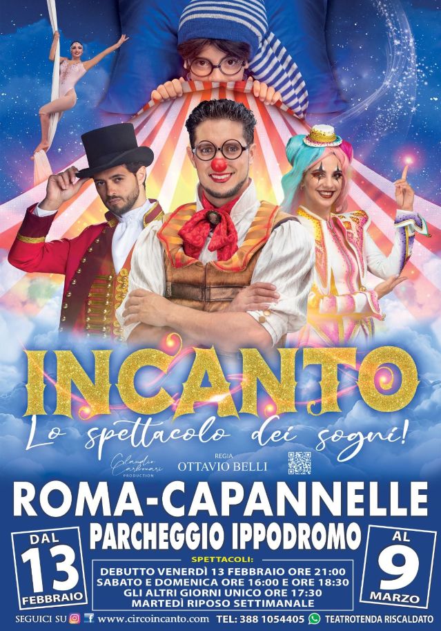 A Roma Capannelle arriva il Circo Incanto