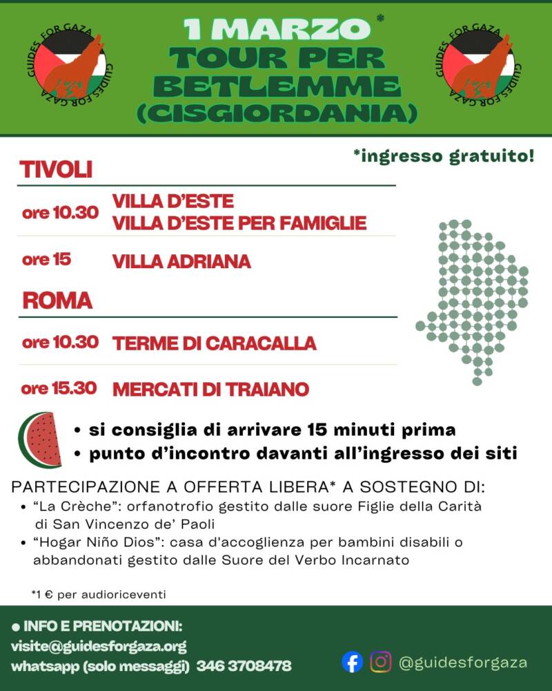 Visite guidate per Betlemme