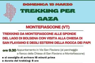 Trekking al Lago di Bolsena per Emergency a Gaza