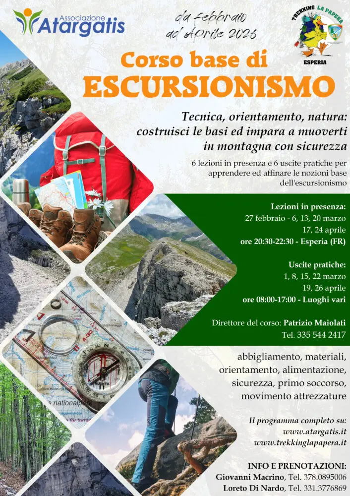 Corso Base di Escursionismo 2026 Corso Base di Escursionismo 2026